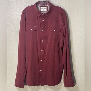 PONCHO THE BRYAN Maroon - Size XL Slim Fit
